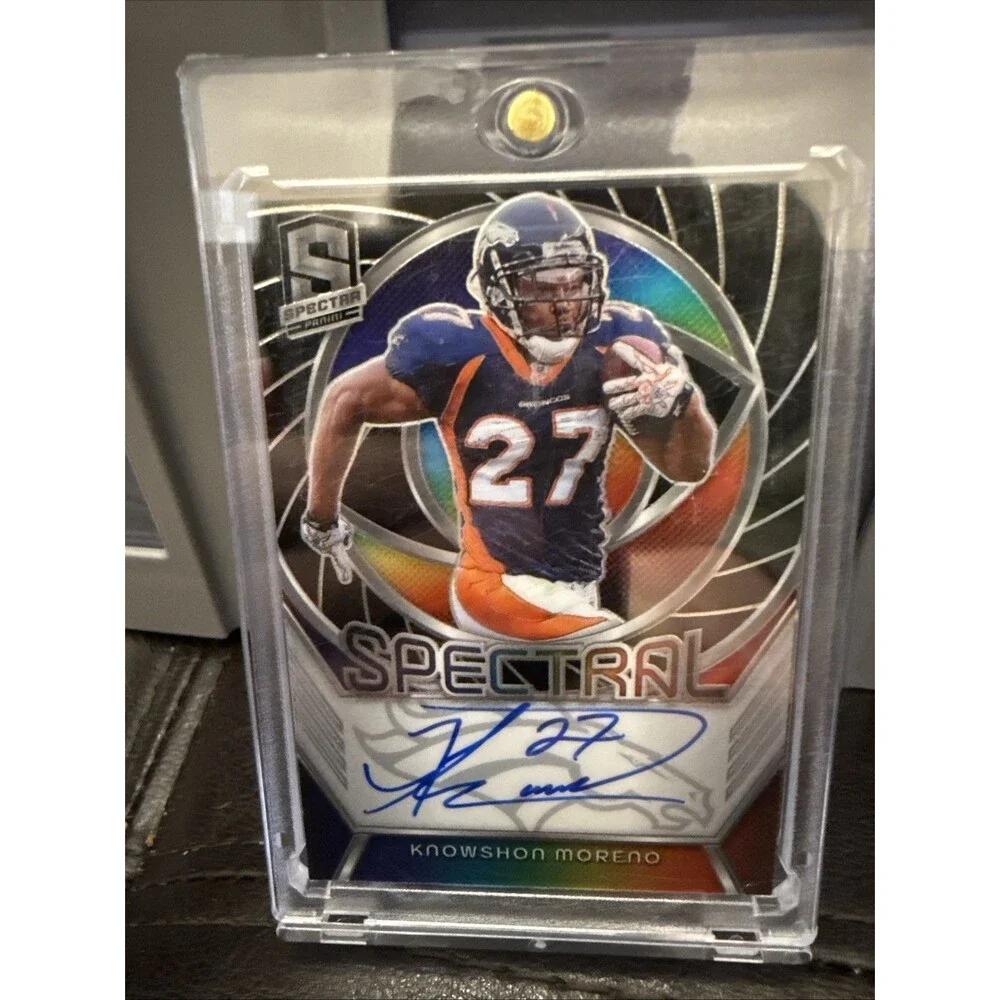 2024 Panini Spectra - Spectral Sig  Knowshon Moreno #SS-KMO Hyper Prizm /149 AU